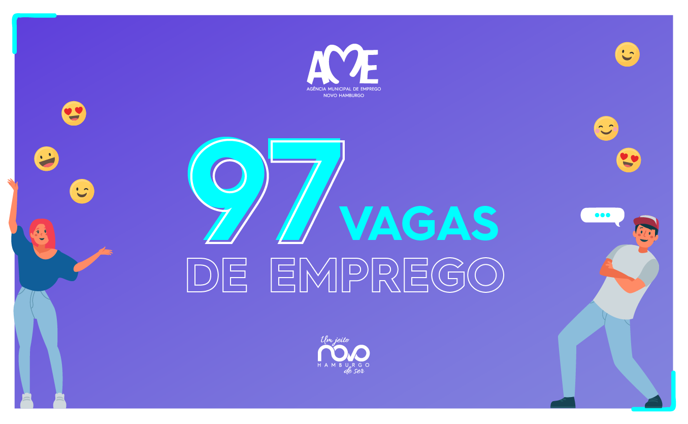 97 vagas de emprego