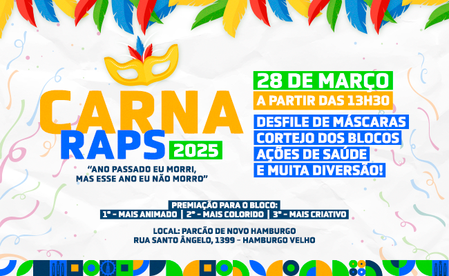 Prepare a fantasia que vem aí o CarnaRaps 2025 
