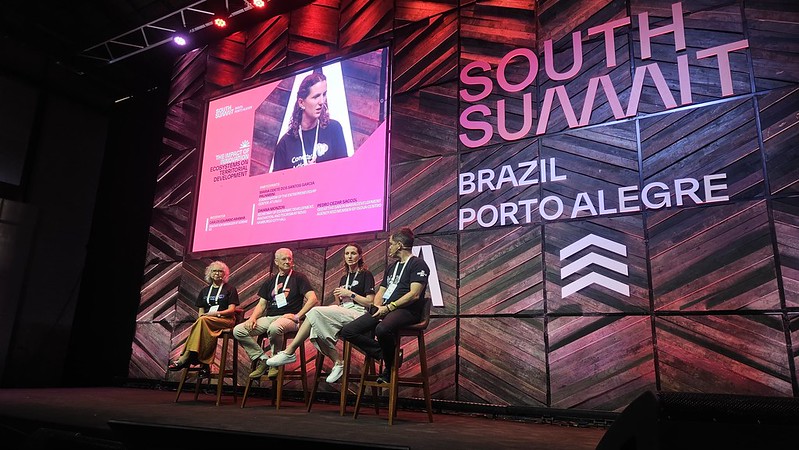 Daiana Monzon foi painelista no South Summit 2025