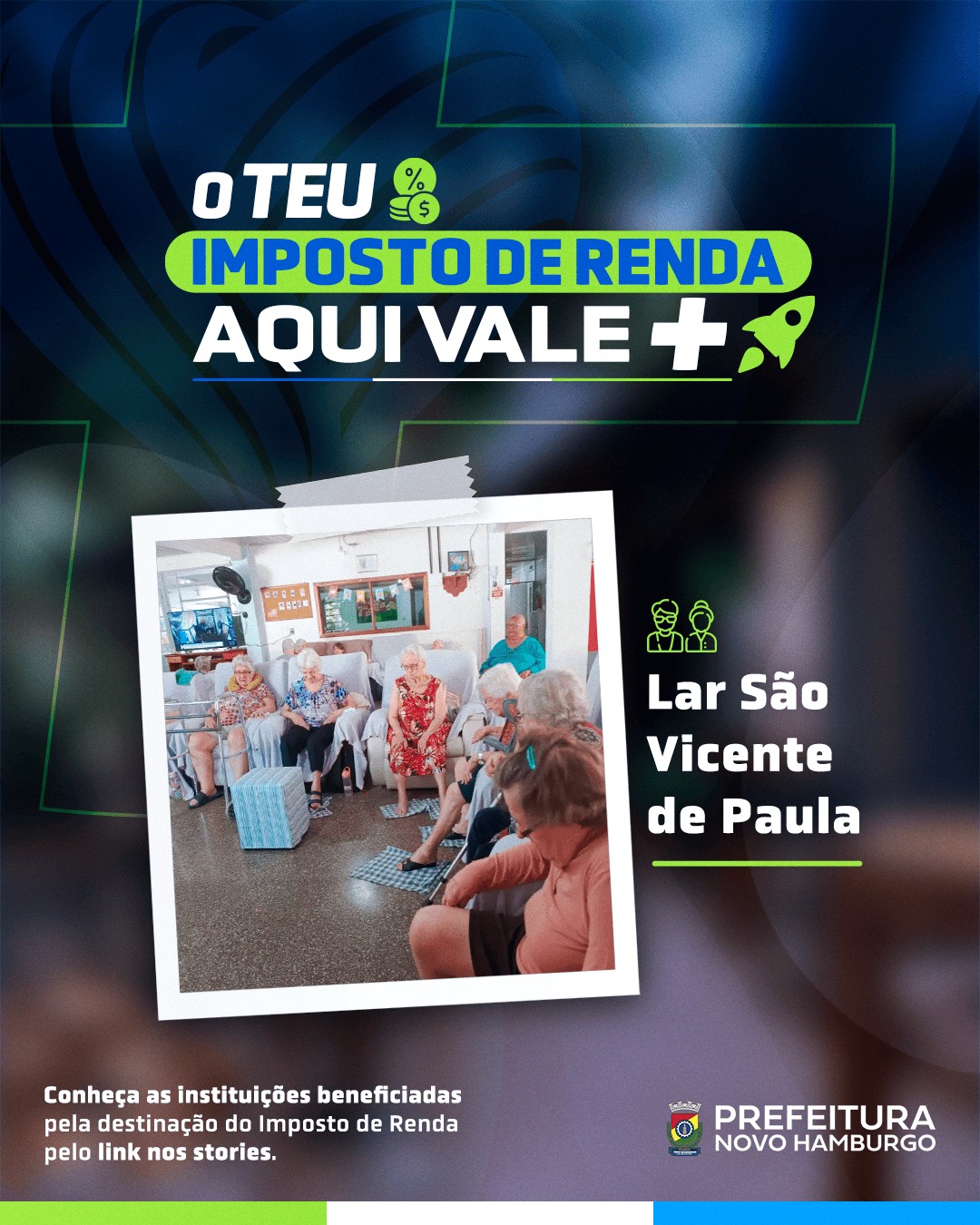 Campanha O teu Imposto de Renda aqui vale mais: conheça o Lar São Vicente de Paula 