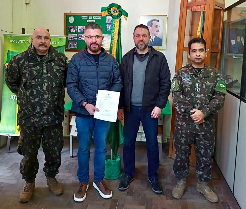 Gustavo Finck é empossado como presidente da Junta Militar de Novo Hamburgo