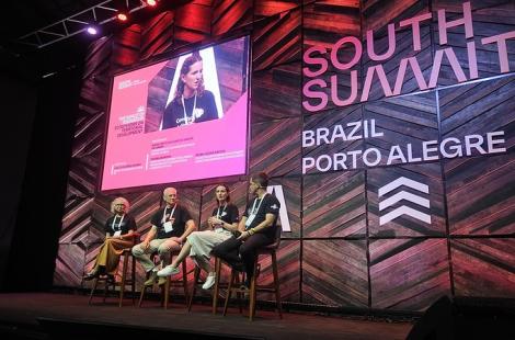 Daiana Monzon foi painelista no South Summit 2025