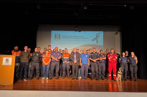 Agentes da Guarda Muncipal e da Defesa Civil foram o público-alvo da palestra