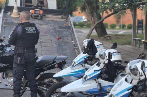 Moto foi recolhida após ação da GESCOM