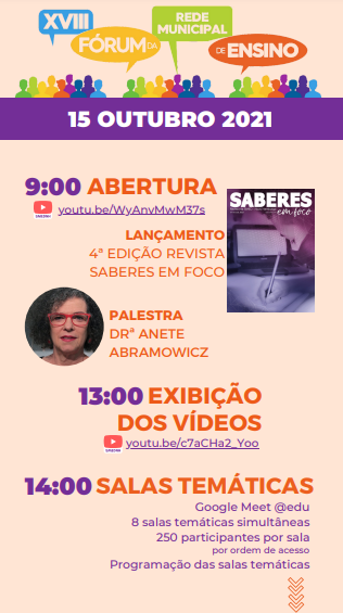 XVIII Fórum da RME - Programação 1